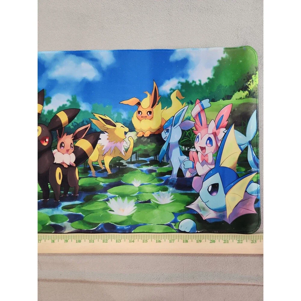 Pokémon Eeveelutions Lily Pad TCG Playmat - Eevee & Evolutions Desk Mat